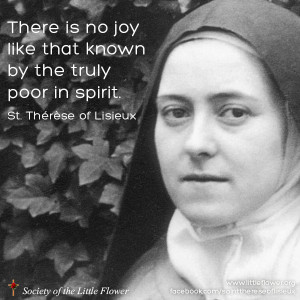 there is no joy like that known by the truly poor in spirit