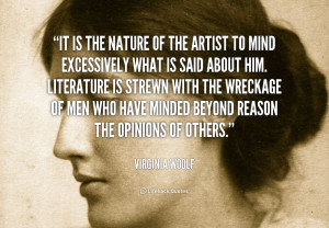 quote Virginia Woolf literature is strewn with the wreckage of 111512