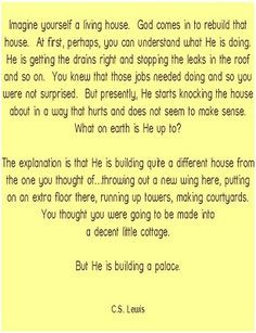 ... , palaces, inspir, cs lewis quotes god, thought, building a house