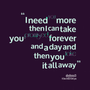 Need You Quotes