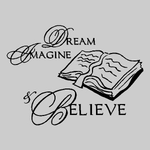 dream imagine believe inspirational wall words quotes decals lettering