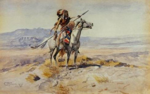 Indian Horseback Charles Marion Russell