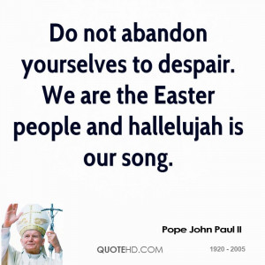 Pope John Paul Ii Quotes On Suffering Pope john paul