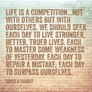 seek each day to live stronger