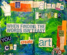 Art Therapy.... Art Journal page by Rachel Mims rachelmims.blogspot ...