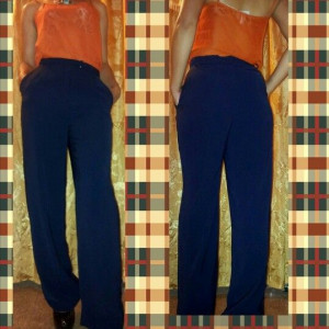 Thrift shopping it! My navy blue high waisted #I.N.C. #vintage part of ...