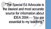 The Special Ed Advocate Newsletter