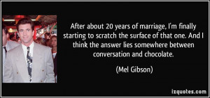 After about 20 years of marriage, I'm finally starting to scratch the ...