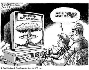 ... dad's lap asks which terrorist group gets credit for nuking Hiroshima