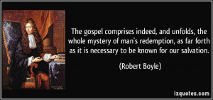 The gospel comprises indeed, and unfolds, the whole mystery of man's ...