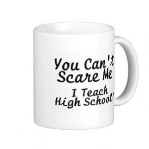 You Cant Scare Me I Teach High School Mugs