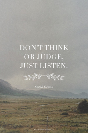 Just Listen by Sarah Dessen Just Listen by Sarah Dessen