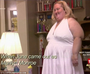 If MARILYN MONROE could see this HONEY BOO BOO shit, she'd probably