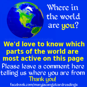 Where in the world are you?