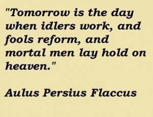 Aulus persius flaccus quotes 3