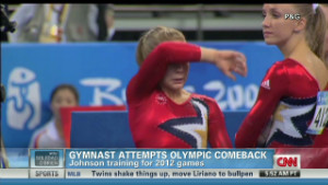 though she won't be able to compete at the Olympics this year, Johnson ...