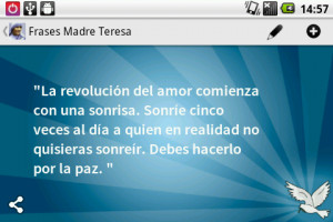Frases de la Madre Teresa - screenshot
