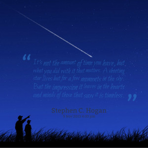 Shooting Star Quotes Quotes picture: it's not the