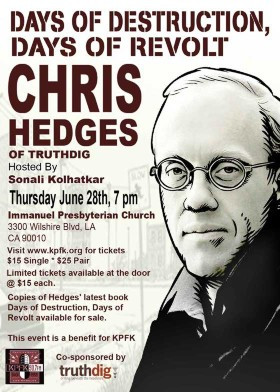Chris Hedges Comes to LA