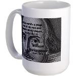 Playwright William Shakespeare Large Mug