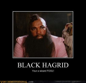 LOL black Hagrid - harry-potter Photo
