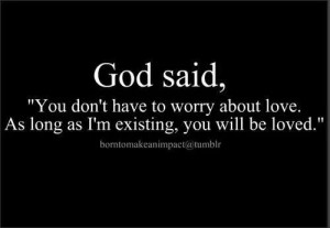 God said