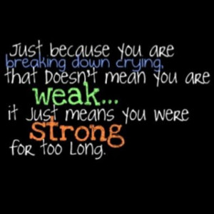 Been strong for too long