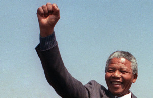 -apartheid leader and former South African president Nelson Mandela ...