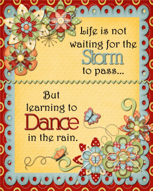 Inspirational Dance Quotes About Life: Quote For The Day In Pink Polka ...