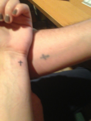 Father daughter matching tattoos