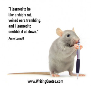 ... Writing » Anne Lamott Quotes - Scribble Down - Funny Writing Quotes
