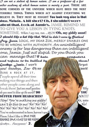 Quotes from the second doctor.