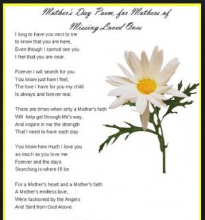 ... Mothers Day Poems from Adopted Sons and Adopted Daughters 2014