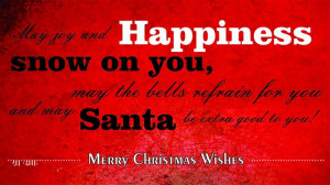 May Joy And Happiness Snow On You, May The Bells Reflain For You And ...