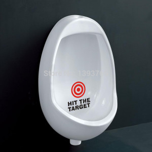 Product ID: 32241495146 hit the target waterproof funny toilet sticker ...