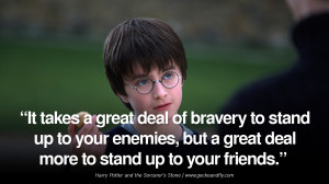 It takes a great deal of bravery to stand up to your enemies, but a ...