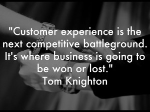 Customer experience is the next competitive battleground. It's ...