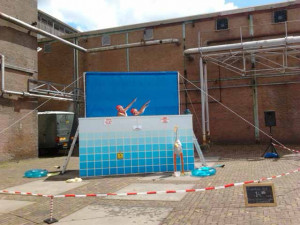 week ago .. at Delft Kennisfestival , nice weather and a funny “swim ...