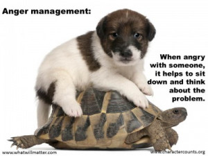QUOTE & POSTER: Anger management: When angry with someone, it