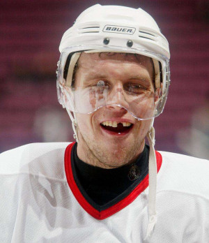 Hockey Player Missing Teeth