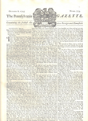 National Park Service prints limited-edition Ben Franklin newspaper