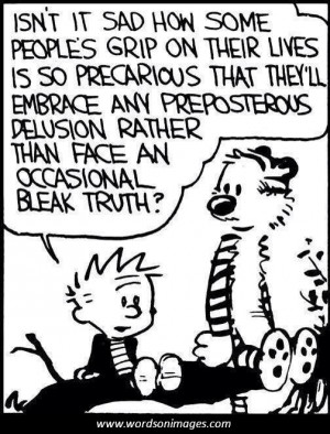 Calvin and hobbes quotes on life