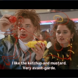 Encino Man - hey! Is that Agent Lisbon from The Mentalist?!? lol