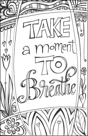 breathe: Adult Colors, Coloringpag, Doodles Inspiration Ideas, Quote ...