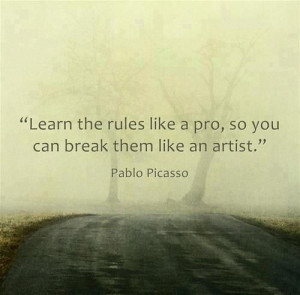 great quote from Pablo Picasso