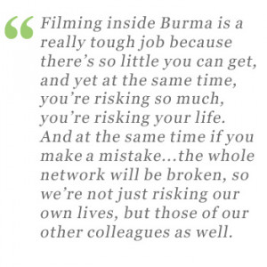 ... of Truth: Undercover Journalism and the Democratic Voice of Burma