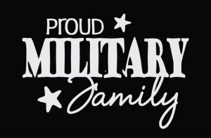 Proud Military Family, Vinyl Wall Art