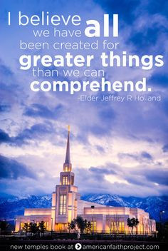 Great quote from Elder Holland! Love this image of Scott Jarvie's ...
