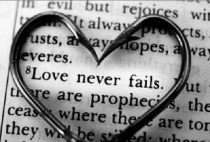 Love Never Fails - Love Quote