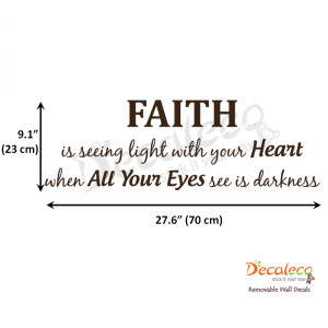 Faith Wall Quote